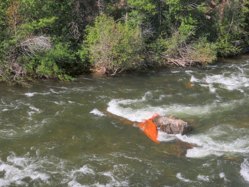 Someone lost an Orange Kayak.